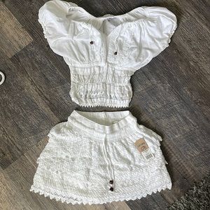 Two piece beach set- skort